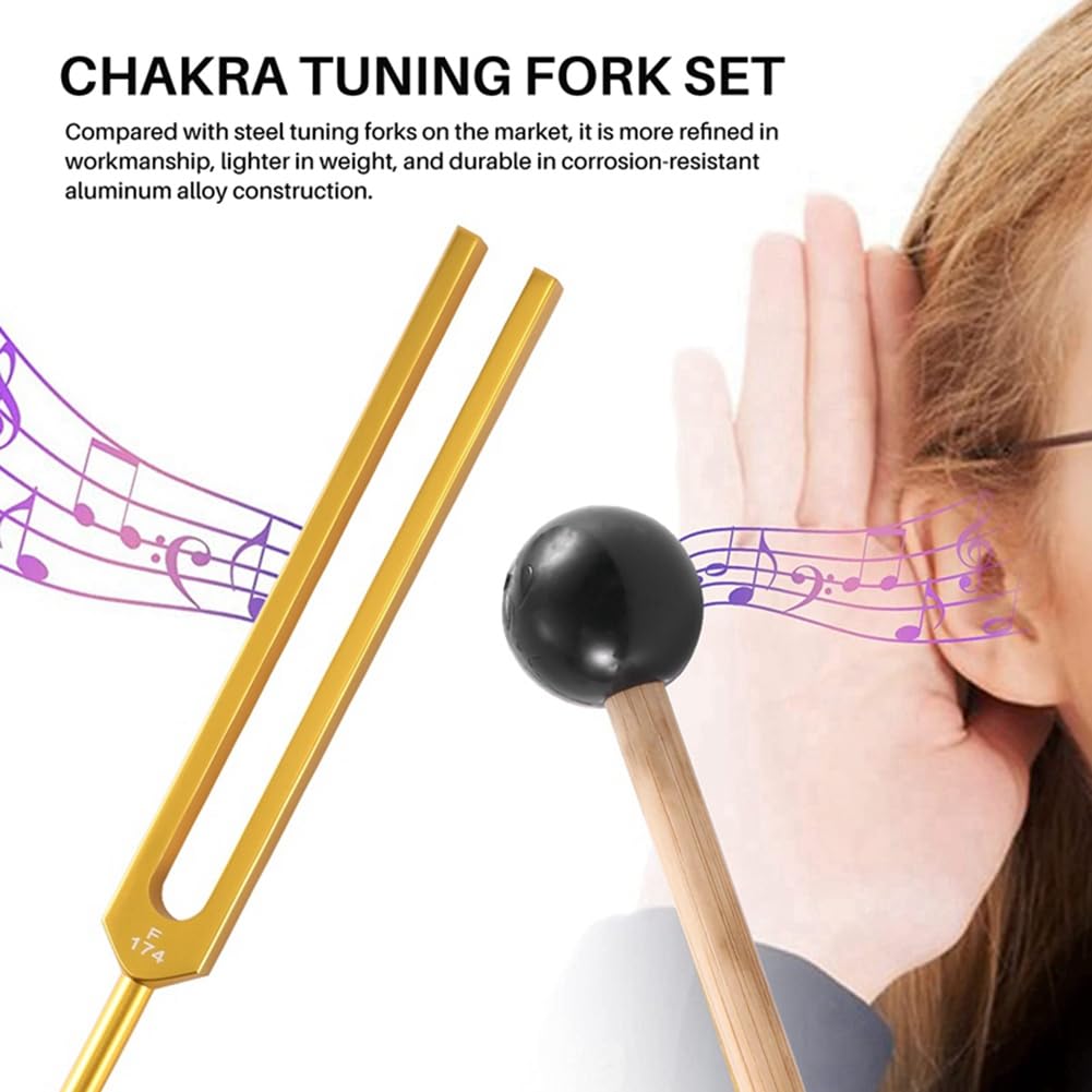 音叉　9チャクラ Amazon.co.jp: 9個の音叉セット、収納バッグ付きチャクラを癒す