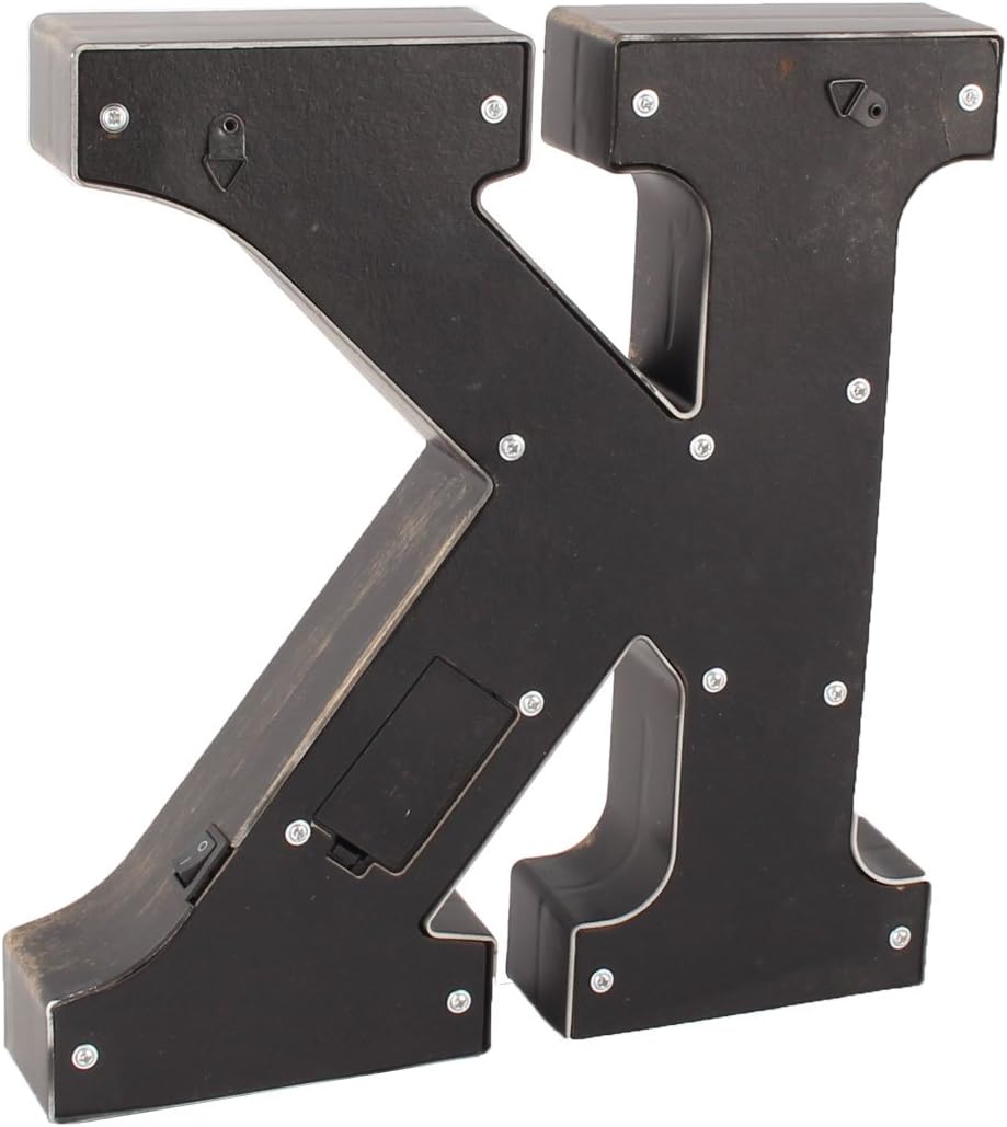 Plastic Livingroom English K Letter Alphabet DIY Hanging LED Light Bronze Tone (id: 786 6a5 974 343 73b