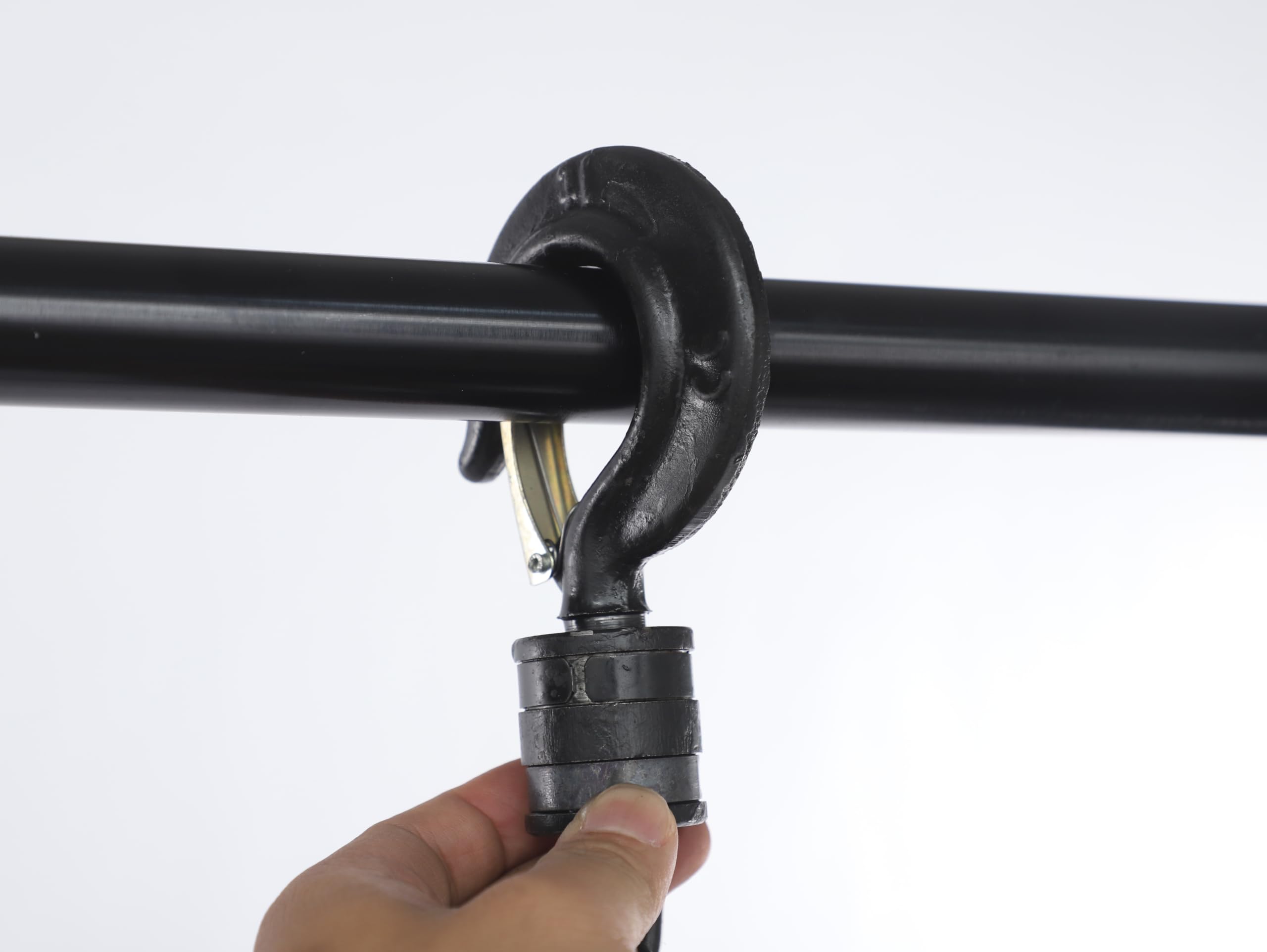 Paranco a catena da 1 T, con gancio girevole a 360°, altezza di sollevamento 6 m, con catena G80, sollevamento manuale, fino a 1000 kg, portatile, per cantieri, garage o officina (verde)