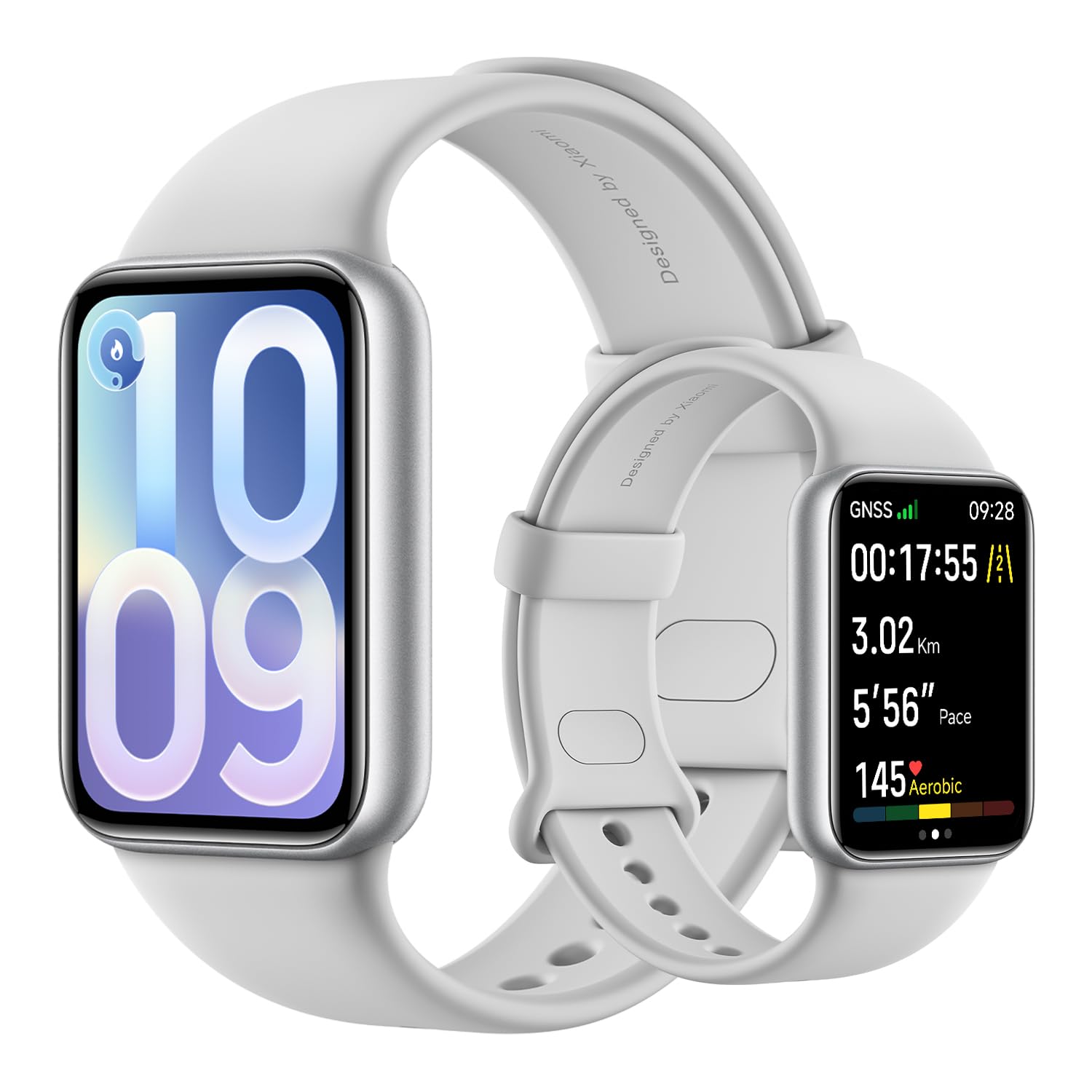 XIAOMI Smart Band 10 Pro, Fitness Tracker per Uomo e Donna, Display AMOLED 1,74", Sonno Migliorato, 21 Giorni di Autonomia, Android/iOS, 150+ Sport, GNSS, 5ATM, Argento