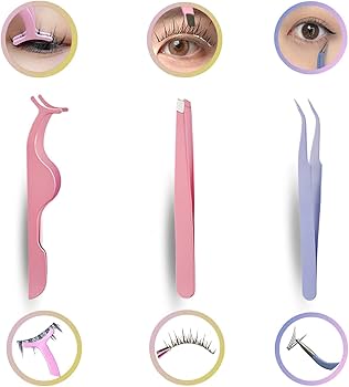 Amazon | TheFirstGrain つけまつげ ピンセット 3本セット セルフ