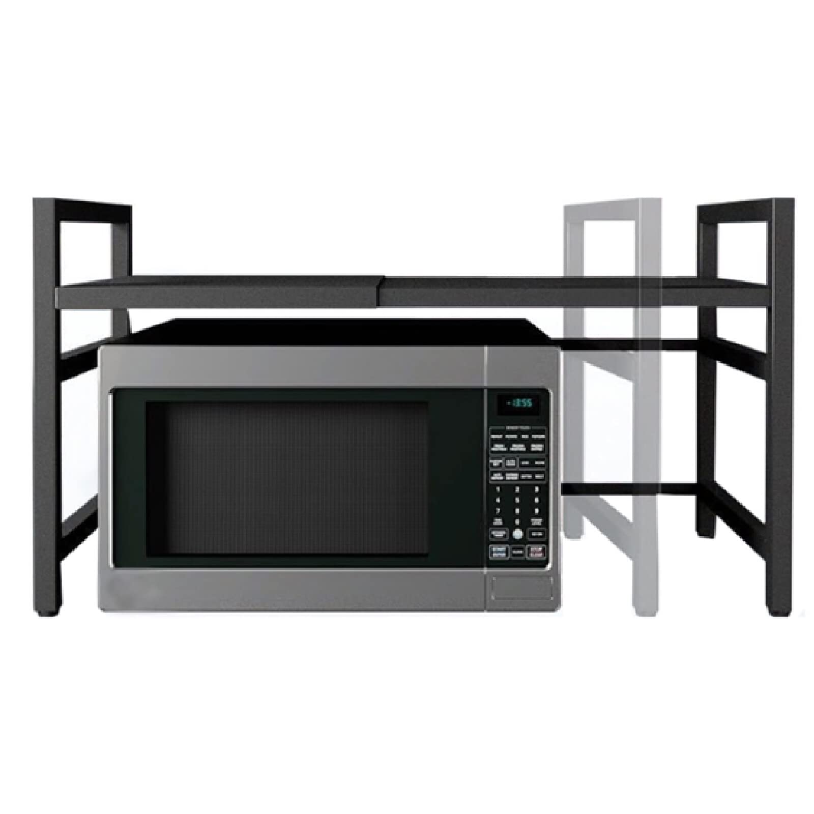Étagère extensible pour four à micro-ondes pour libérer le comptoir