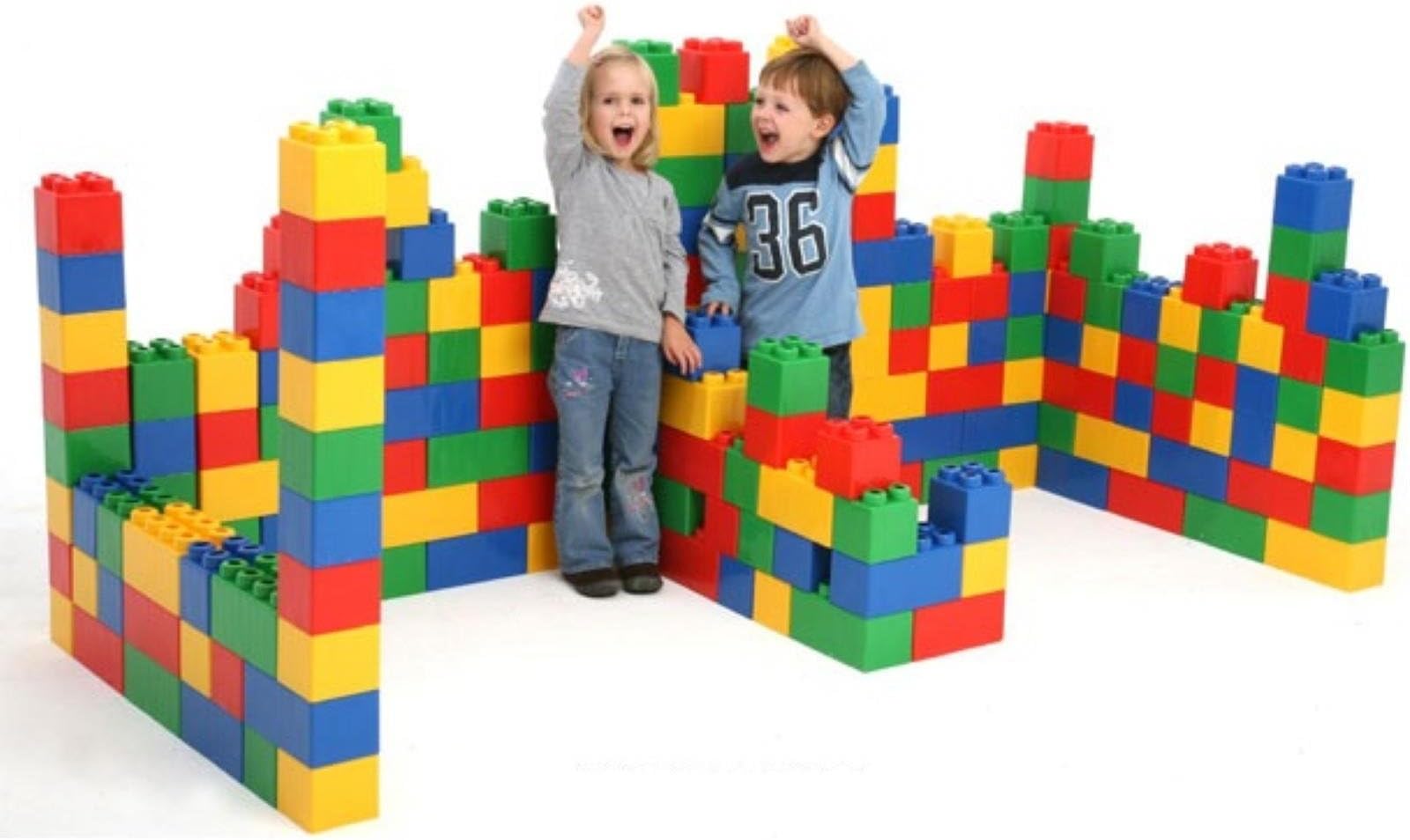 Wader Quality Toys Polesie Polesie41999 Building Bricks XXL Construction Set-72 Pieces For 1 year to 18 years, Multi Colour