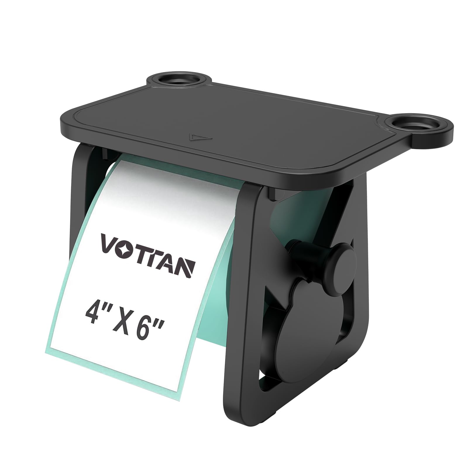 VOTTAN 3 in 1 Desktop Label Holder 8.3x6x6.7inch for Thermal Printer & Rolls Labels and Fanfold Labels