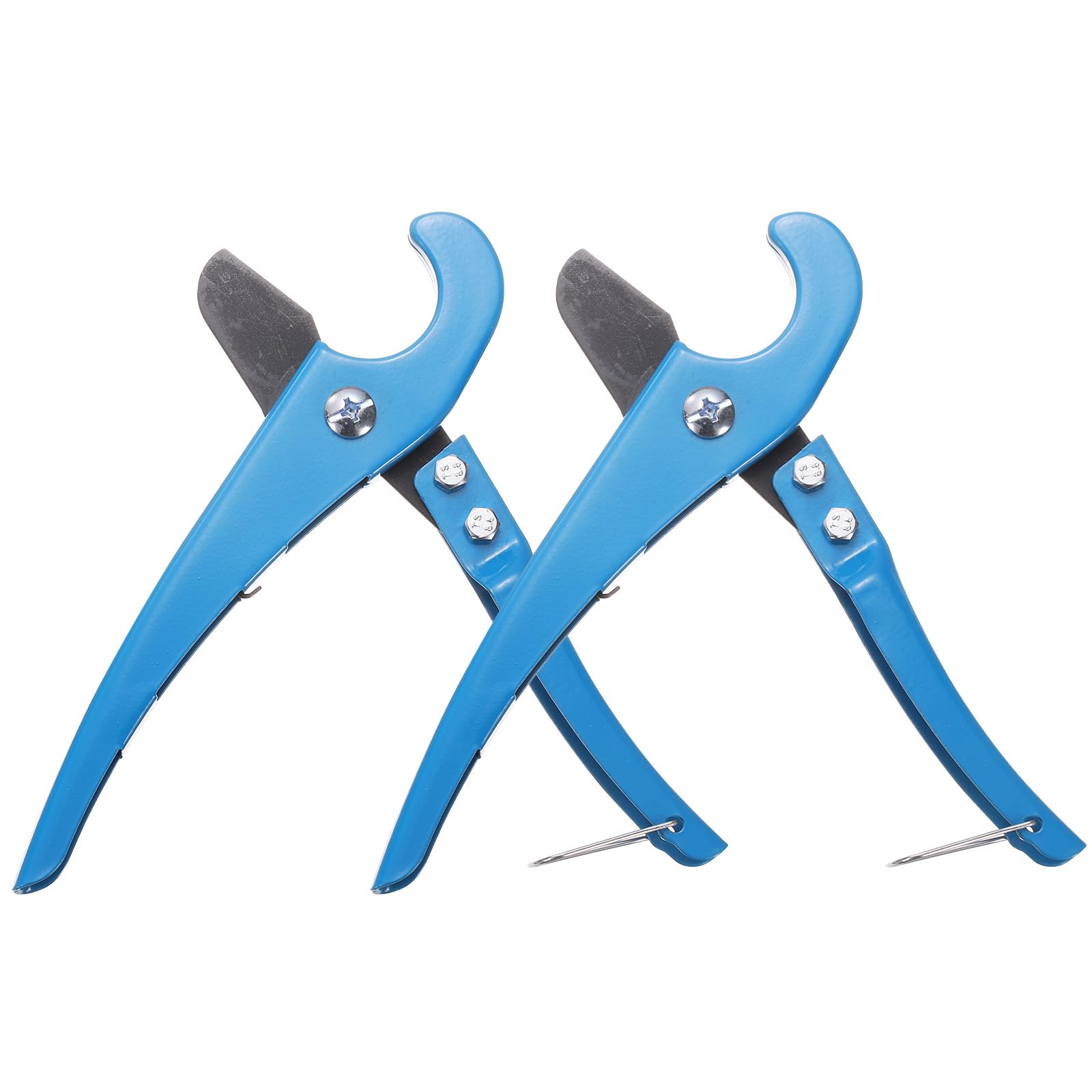 QUARKZMAN 2pcs Cortatubos para Riego Cortador PVC Herramienta para Cortar Tubos Plásticos Tijeras para Tubos Goma para Cortar PEX PP 1-1/4"