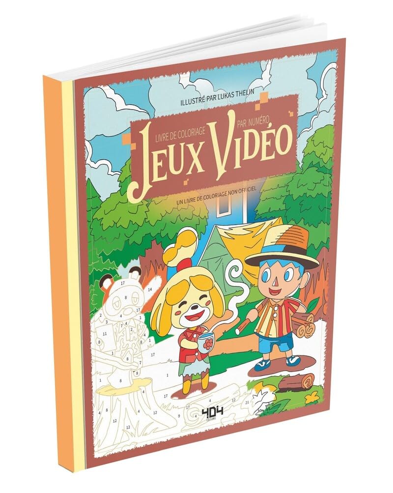 Coloriages par numéro Jeux vidéo coloriages par numéro Scènes cultes Jeux vidéo - Loisirs créatifs et activités
