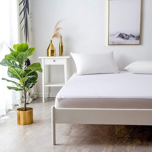 Miniatura 9 de True Luxury - Juego de sábanas de algodón egipcio de 600 hilos para colchón tamaño King (76 x 80 pulgadas), se adapta a un bolsillo profundo