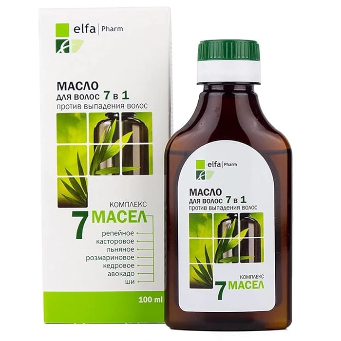 Buy «7 Oils» hair oil 7 in 1 against hair loss. The complex of 7 oils