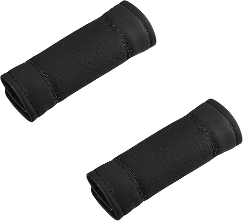 X AUTOHAUX 2 unids Universal Car Accessories Faux Leather Door Handle Cover Soft Car Handle Protector Negro disponible en Yaxa Peru