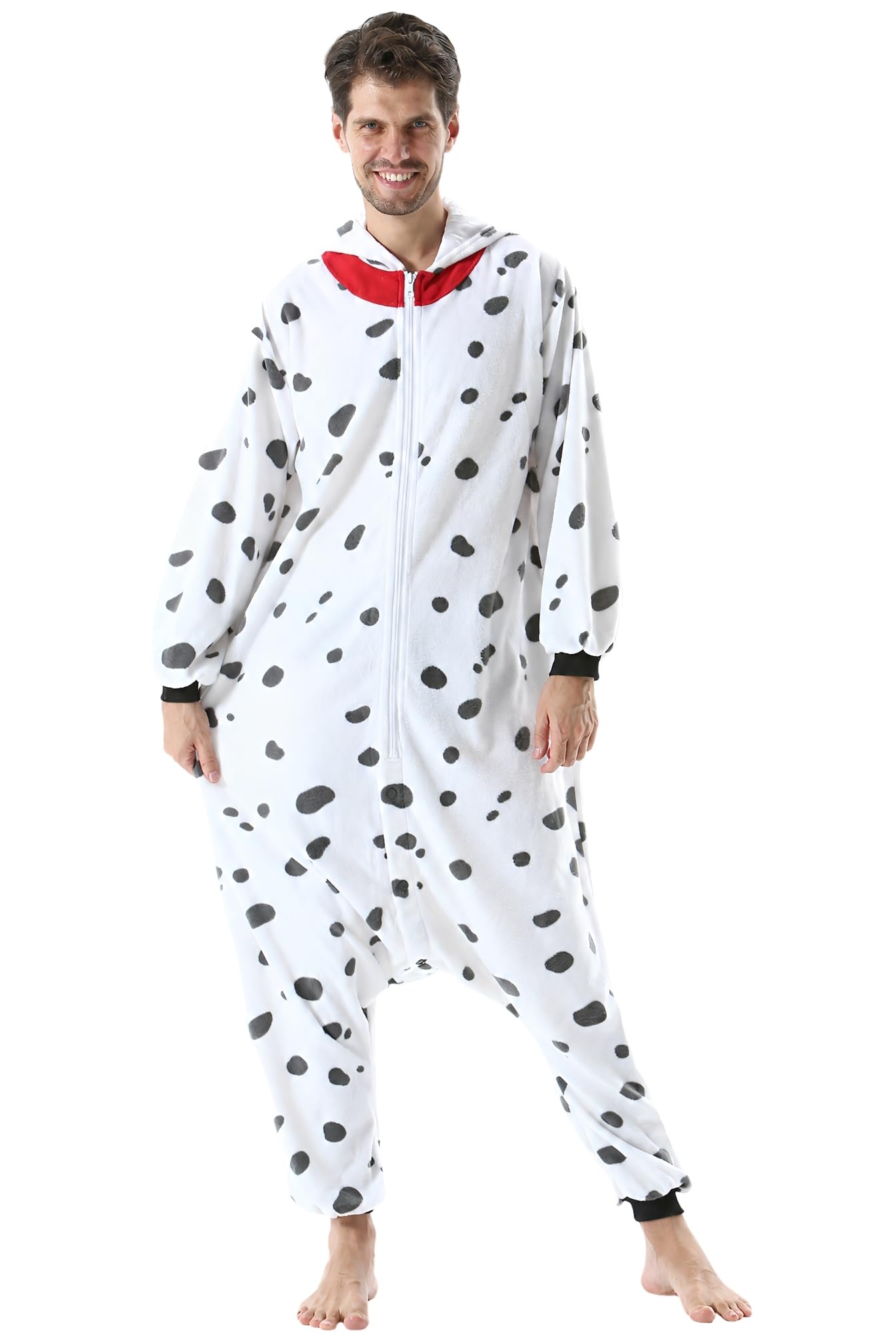DarkCom Unisex Adulto Cosplay Animale Onesie Halloween Carnevale Costume per Uomo Donna