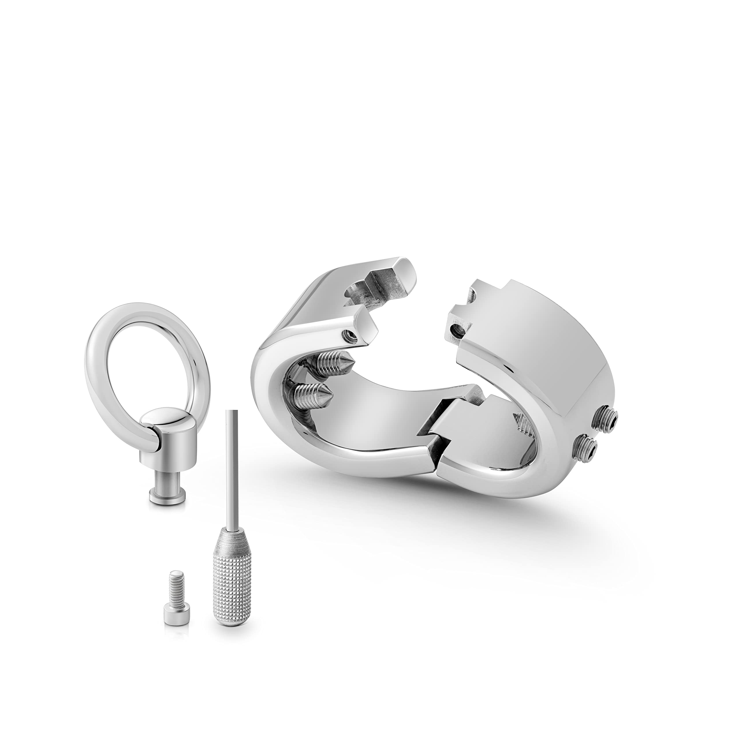 Cockring oval Ballstretcher Hodengewicht Hodenring Hodenbahre CBT Edelstahl Sexspielzeug Bondage für Männer Erotik (MB26) (Höhe: 35 mm)