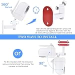 Adjustable Baby Monitor Wall Mount for VTech VM901/VM924/VM923/VM928, Full-Range View and Easy Installation Without Drilling