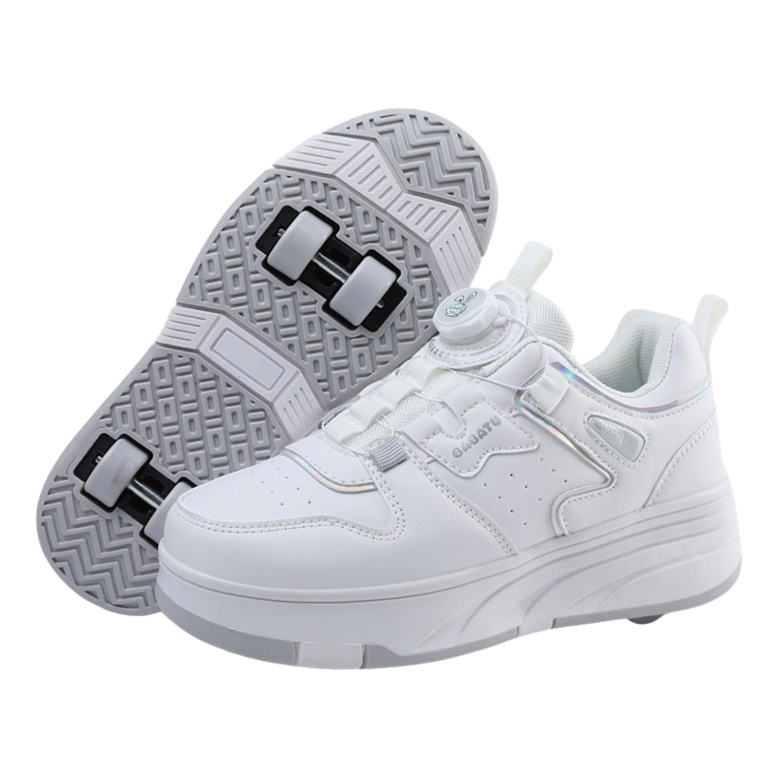 Scarpe Sportive con 4 Ruote,Scarpe da Ginnastica A Rotelle,Scarpe Rotelle con Outdoor Unisex,Durevole E Confortevole,Adatto Ai Principianti del Pattinaggio