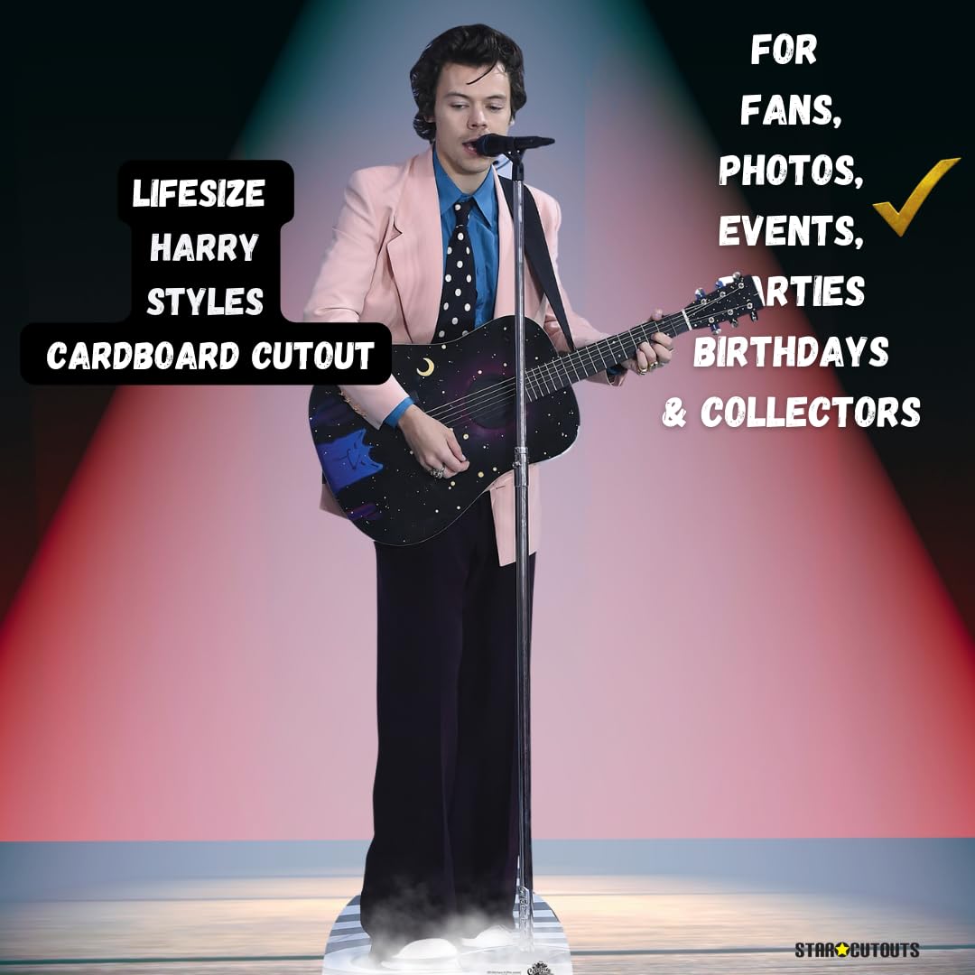 STAR CUTOUTS CS1026 Harry Styles Pink Jacket Lifesize