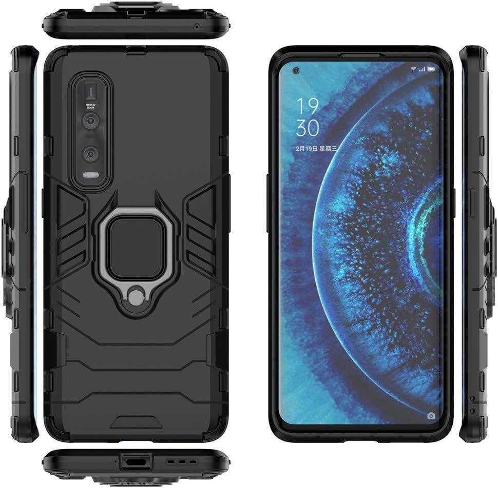 【RRYYさん】OPPO Find X2 Pro + 社外カバー ThunderLike Ring Heavy Duty Hard Protective Case Cover for Oppo