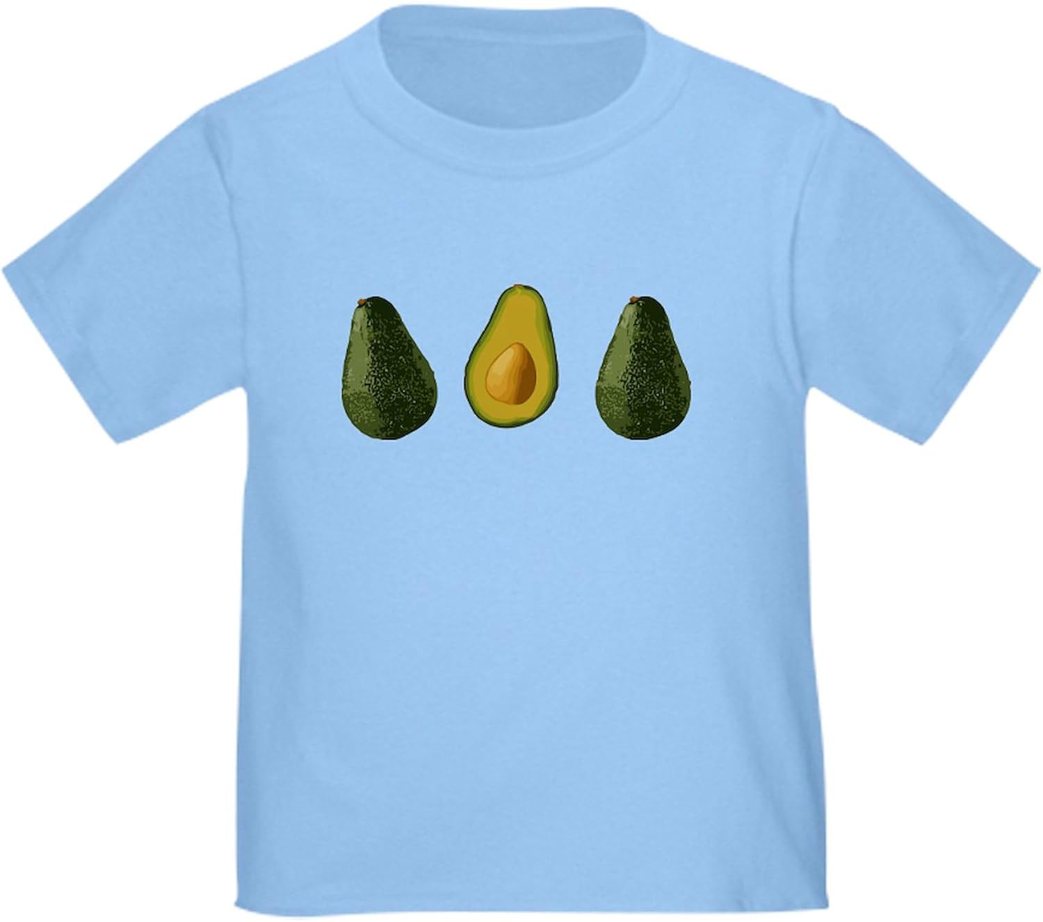 CafePress Avocados Toddler T Shirt Cute Toddler Graphic Tee, 100% Cotton