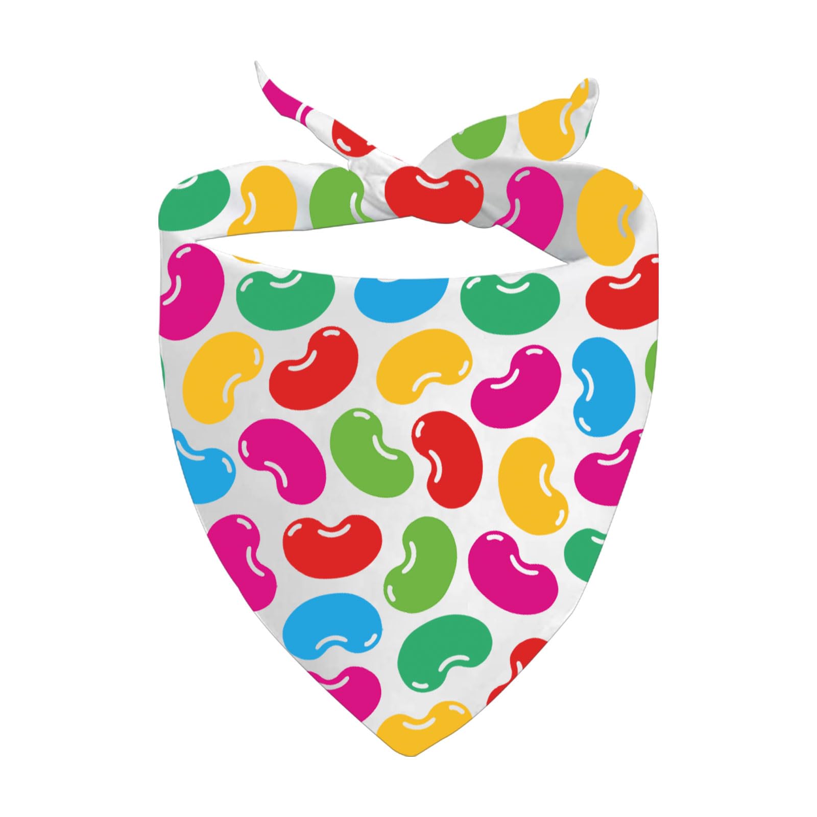 Bandana de Pâques pour chien JXGZSO avec motif haricot festif