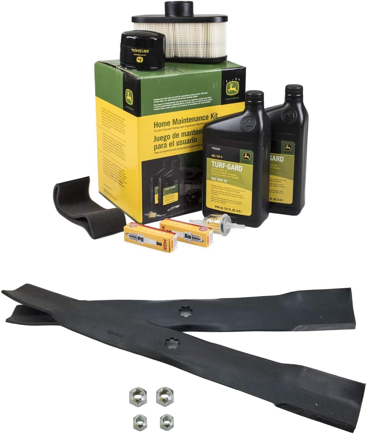 John Deere Original Equipment Model X300 Maintenance Kit + Standard Blades