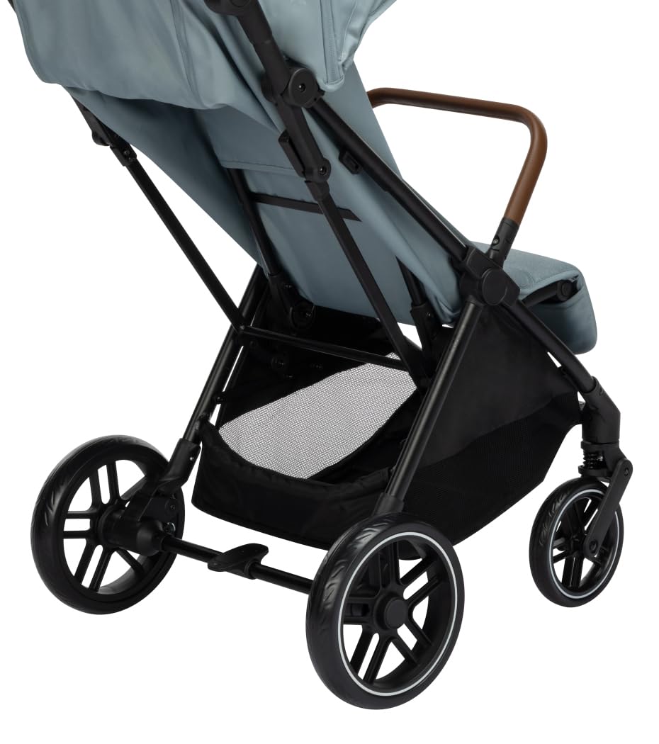 Bebeconfort Indra, Silla paseo bebe, 0-4 años (22 kg), Silla paseo plegable rápido y automático, Suspensión integrada, Posición de reclinación total, Compatible con silla de coche, Mineral Blue