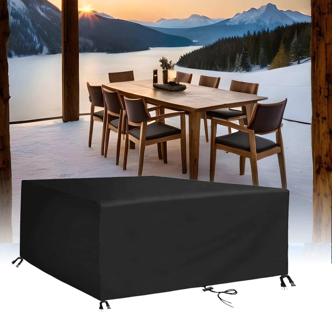 UFGFYTT Garden Furniture Covers Waterproof, 175x100x120cm/LxWxH, 420D Outdoor Table, Sofa,Bench,Bed & others, Outdoor Furniture Cover Dustproof Anti-UV for Specific Demand Non Standard