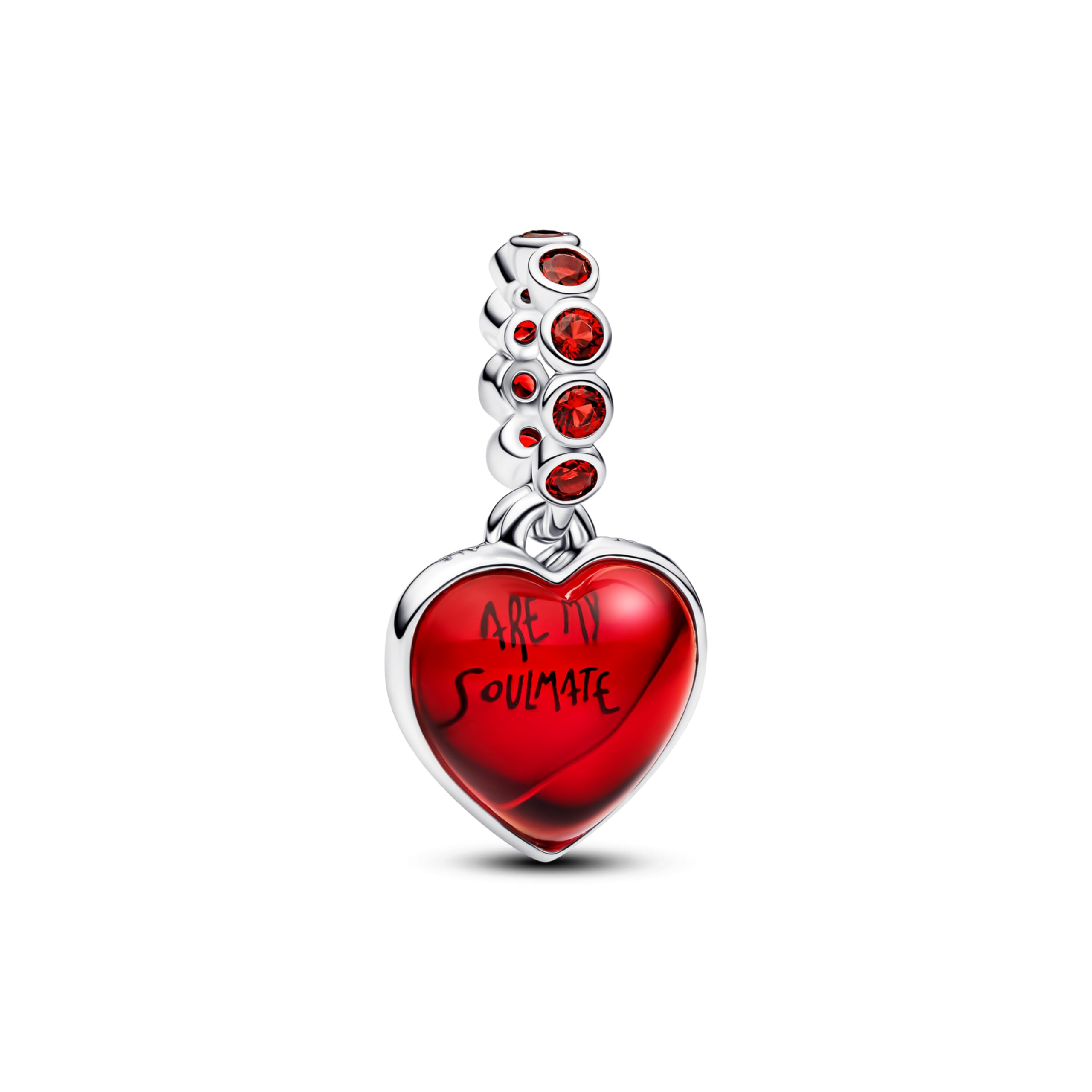 Vegaine Rote Herz-Schmuckstücke Charms für Armbänder Valenti