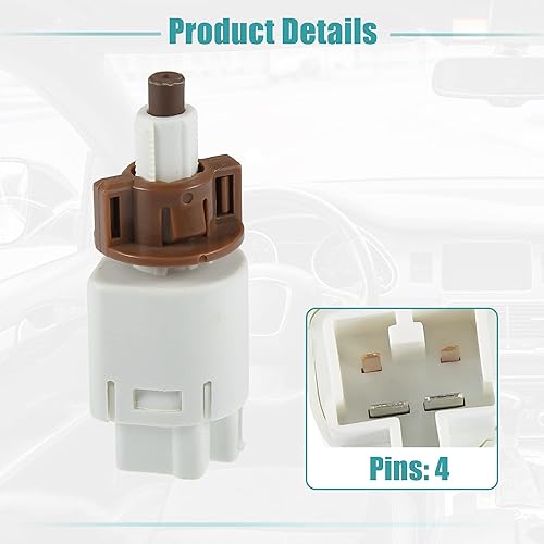Miniatura 6 de ACROPIX Sensor de interruptor de luz de freno para Toyota Avalon, paquete de 1, color blanco