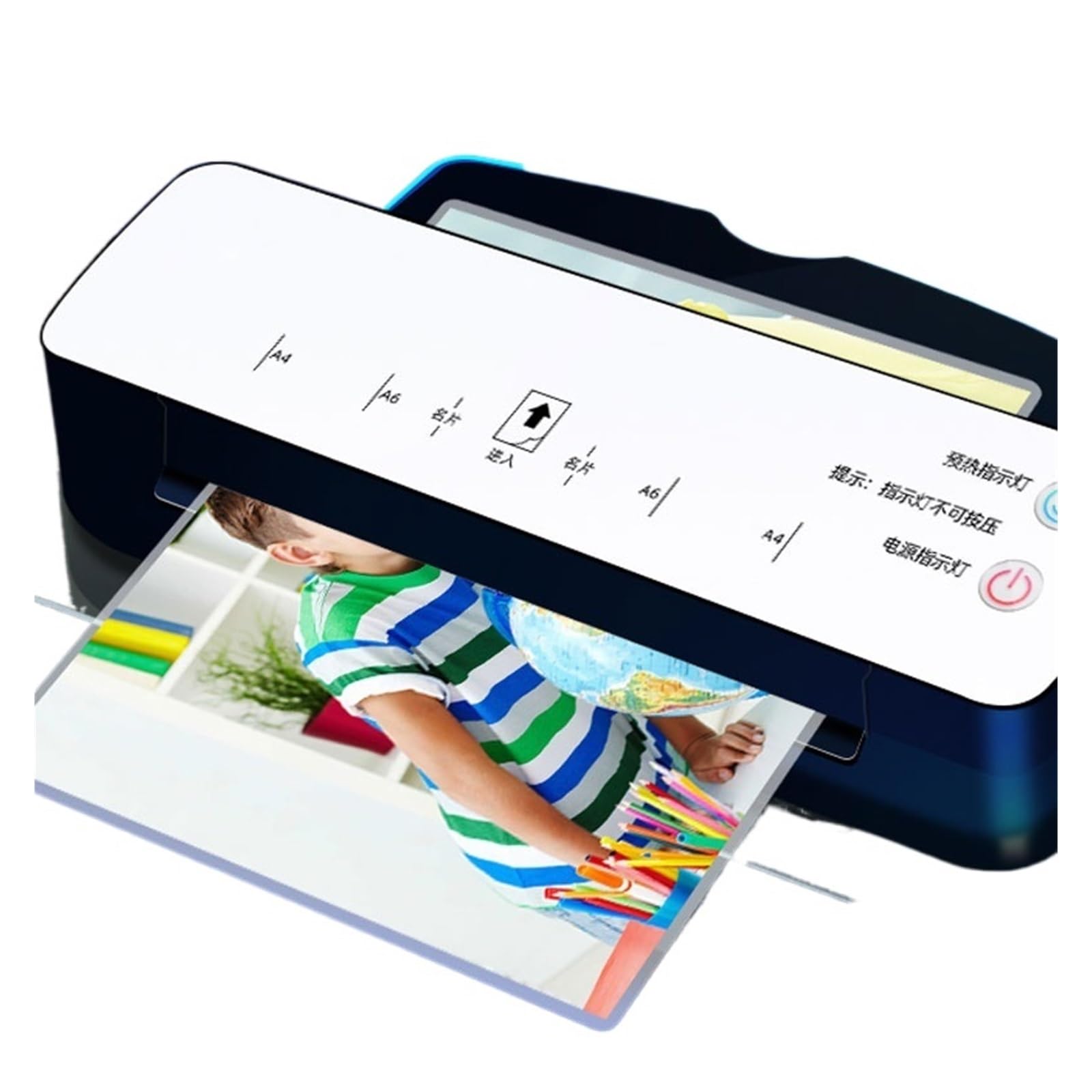 Laminatore, Macchina Plastificatrice A4 For Pellicole Fotografiche, Menu, For Adesive, Termica Completamente Automatica For Ufficio, Mini Sigillatrice For,Alta efficienza