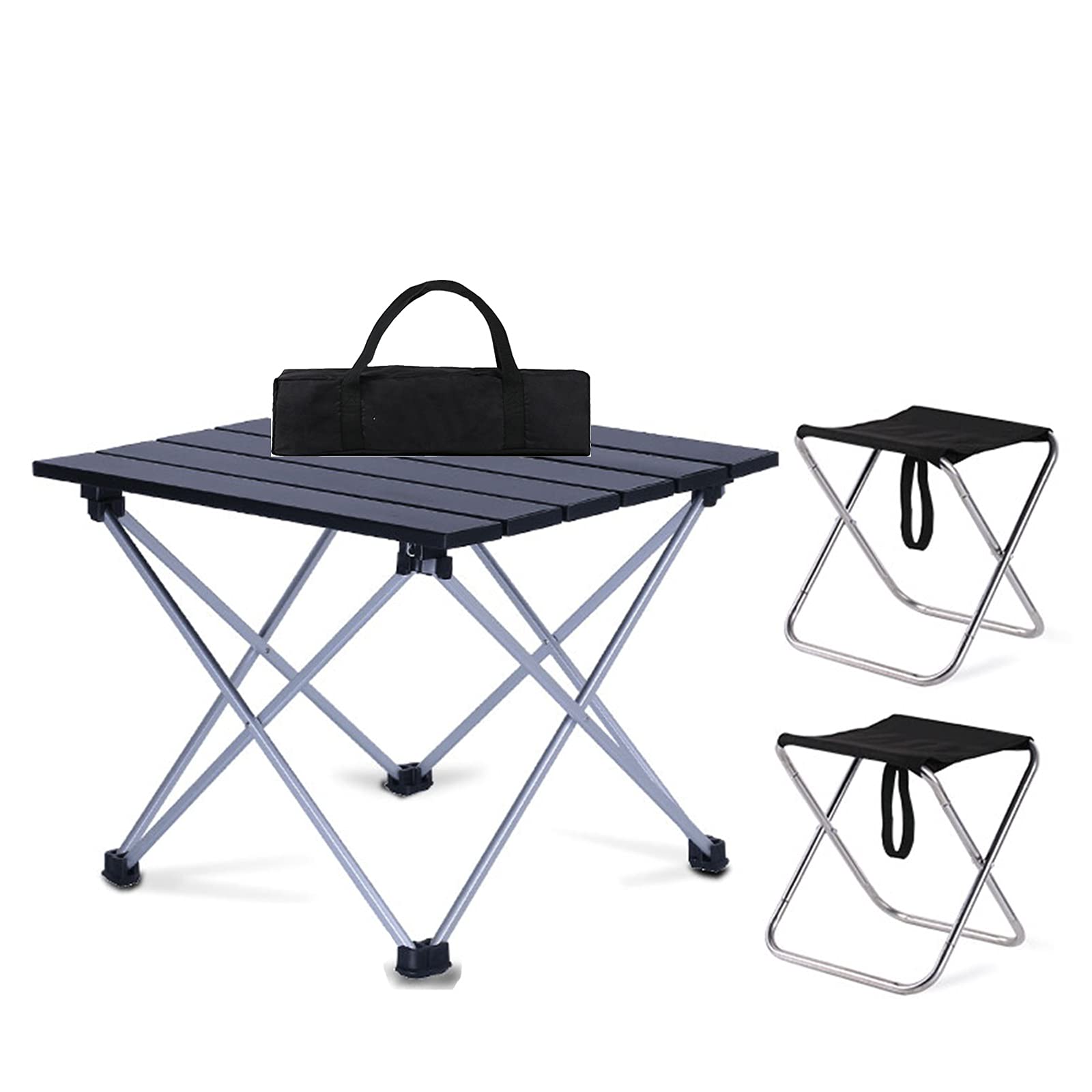 Table de camping pliable en aluminium pour ne plus poser vos affaires de pique-nique sur le sable