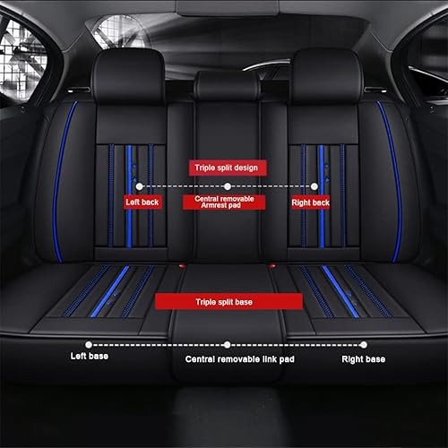 Miniatura 3 de Fundas de asiento delantero y trasero de lujo con cojines para reposacabezas para Volvo XC40 XC60 XC70, funda de asiento de automóvil, resistente al