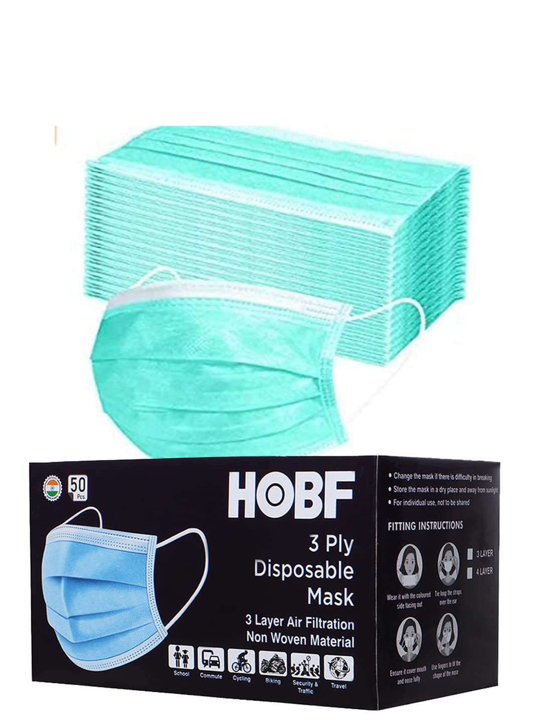 See full amazon price history chart for hobf surgical mask 1 Count (Pack of 100 Pieces Green Color face mask for men & face mask for women) disposable mask with nose strips HOB_A_GR08 hobf surgical mask 1 Count (Pack of 100 Pieces Green Color face mask for men & face mask for women) disposable mask with nose strips HOB_A_GR08 (B0BTTHLW22) Amazon Price History, Amazon Price Tracker