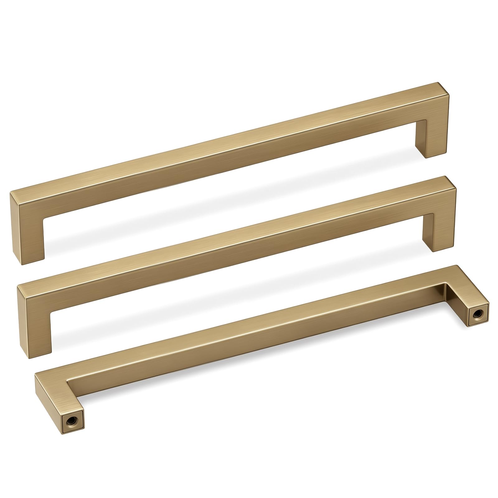 Goldenwarm 10 Pack 5 Inch Gold Cabinet Handles Brushed Gold Cabinet Pulls — Amazon image 17