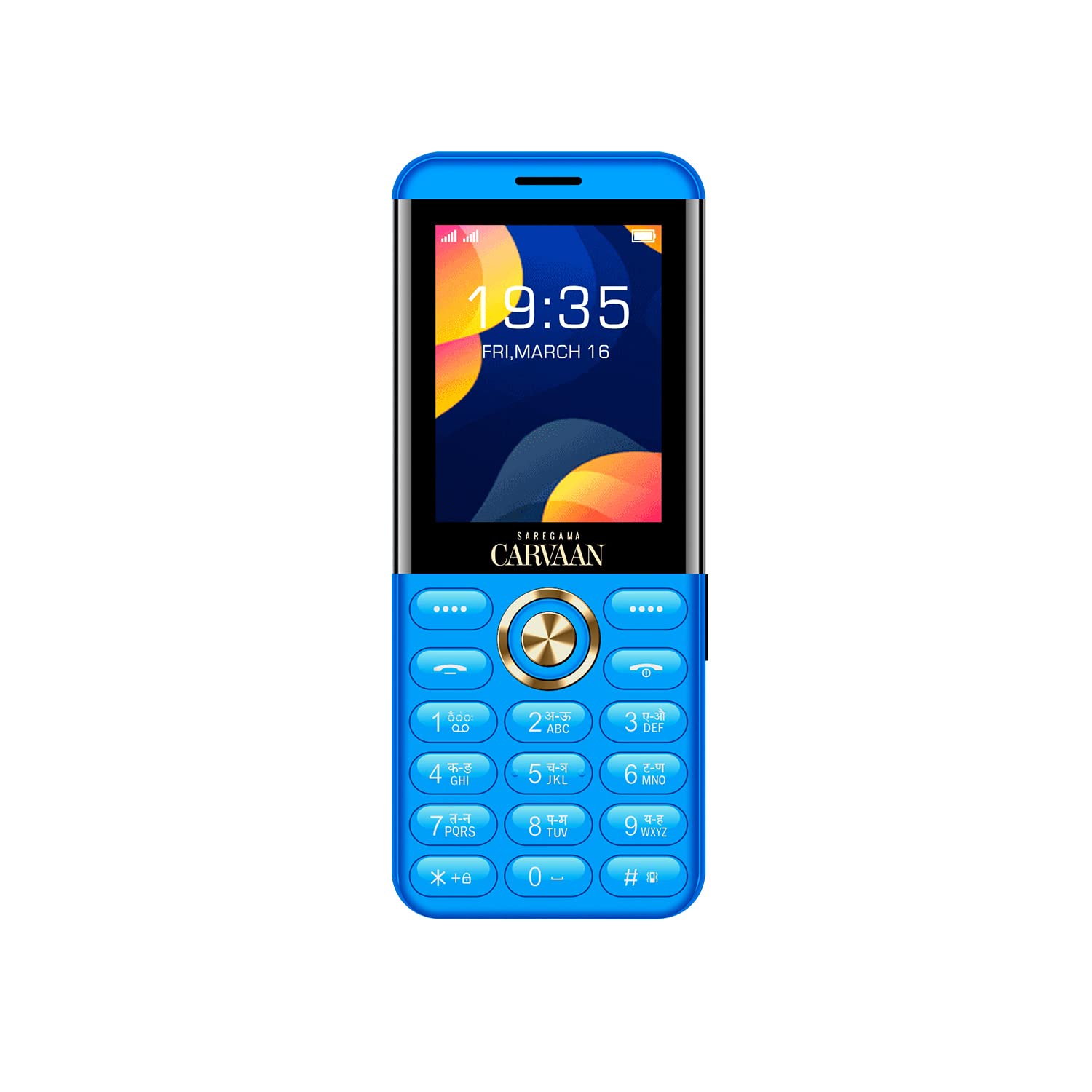 Carvaan Saregama Bengali (Don M22) Keypad Mobile Phone - 1000 Pre-Loaded Bengali Songs, Dual Sim, 2.4 Inch Display, 1500 mAh Battery, 1.3 GB Free Memory Space, FM, BT, VGA Camera | Orchid Blue