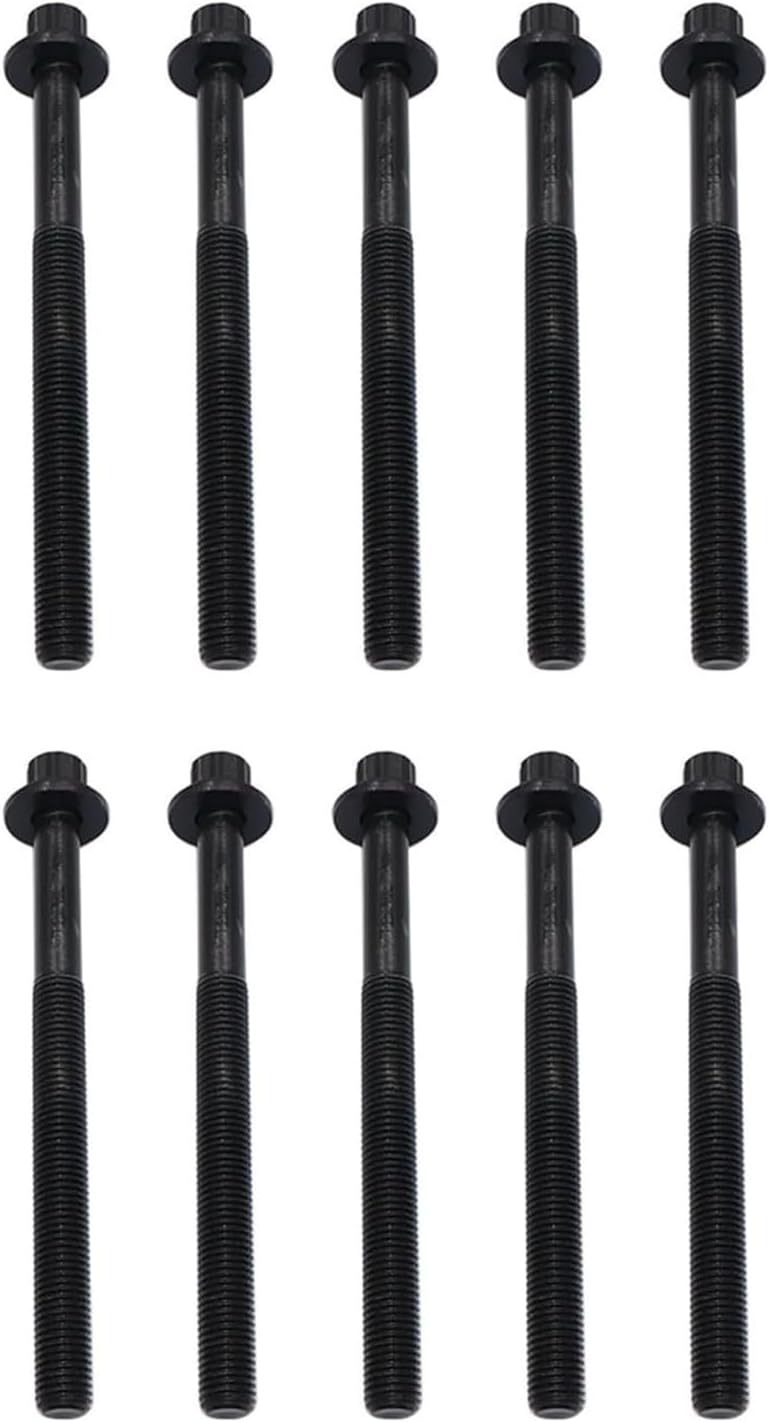 10Pcs Engine Cylinder Head Bolt Kit 22320-2C400 For HYUNDAI KIA Jeep Dodge Chrysler Genesis 2.0L 2.4L G4KF GS33547