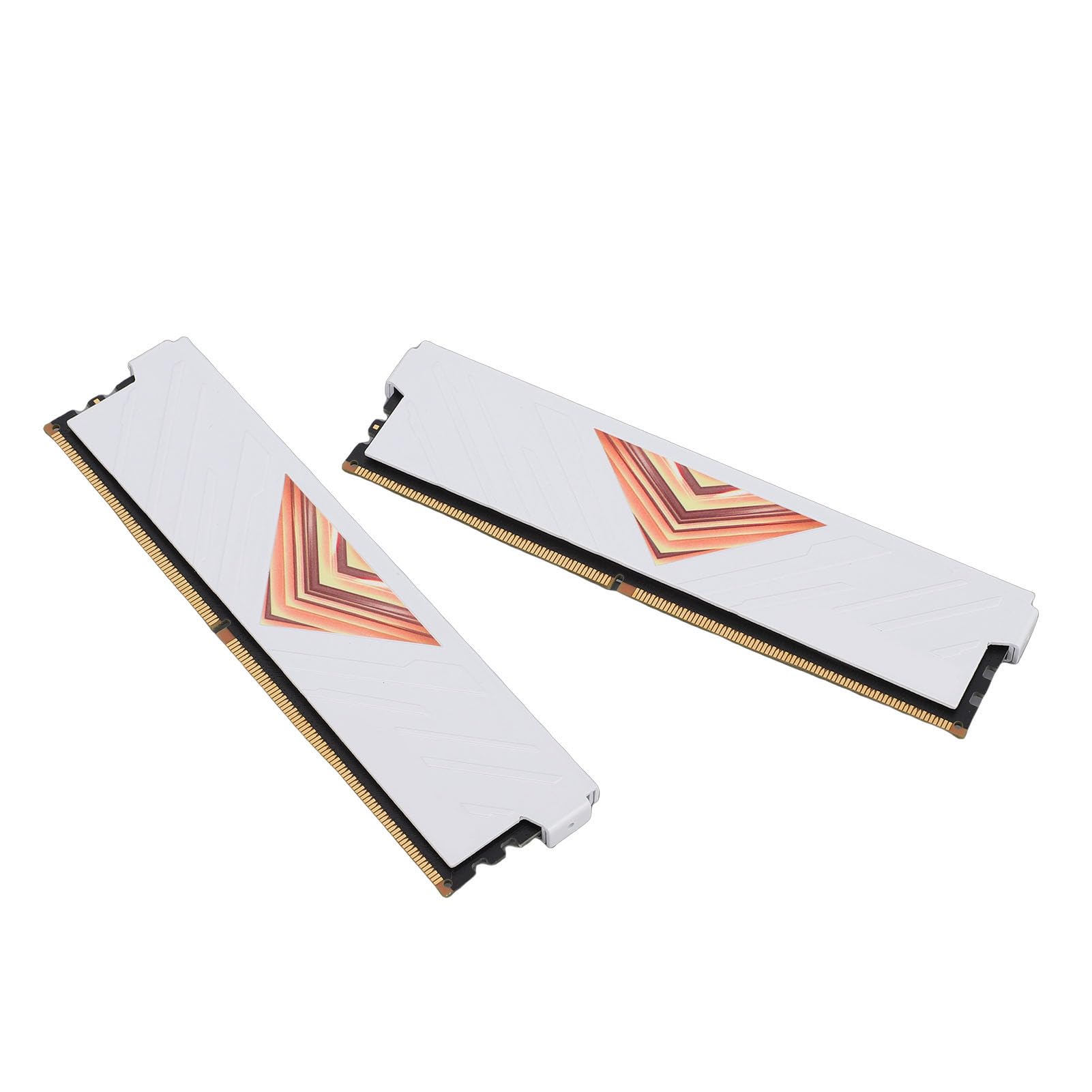 DDR4 RAM 8 GB 3600 MHz Moduł Pamięci Stacjonarnej z Rozpraszaniem Ciepła na Komputer do Gier Stop Aluminium 2 szt. (WHITE)