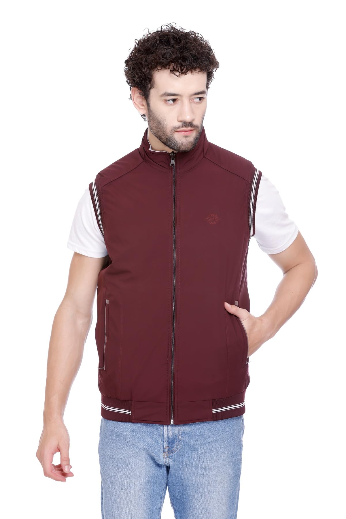 Men's Winter Sleeveless Quilted Puffer Jacket For Men |Men Reversible Standard Length Jacket | gents jacket for men | man winter jacket new styles-image-27