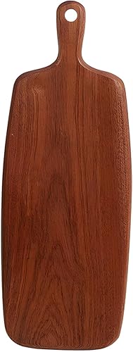 Miniatura 1 de Nunnik Tabla de cortar de ébano para cocina, 15.7 x 5.9 pulgadas, ideal para carne, queso, verduras, pan, charcutería, tabla de cortar de madera con