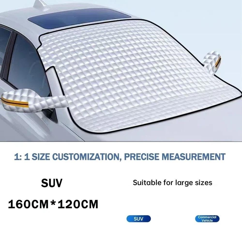 per Ford per Ranger per C-Max per Focus per Galaxy per Mondeo per Tourneo Parabrezza per Auto Personalizzato Copertura Protettiva per La Neve Copertura Pellicola Protettiva Parabrezza(160 120)