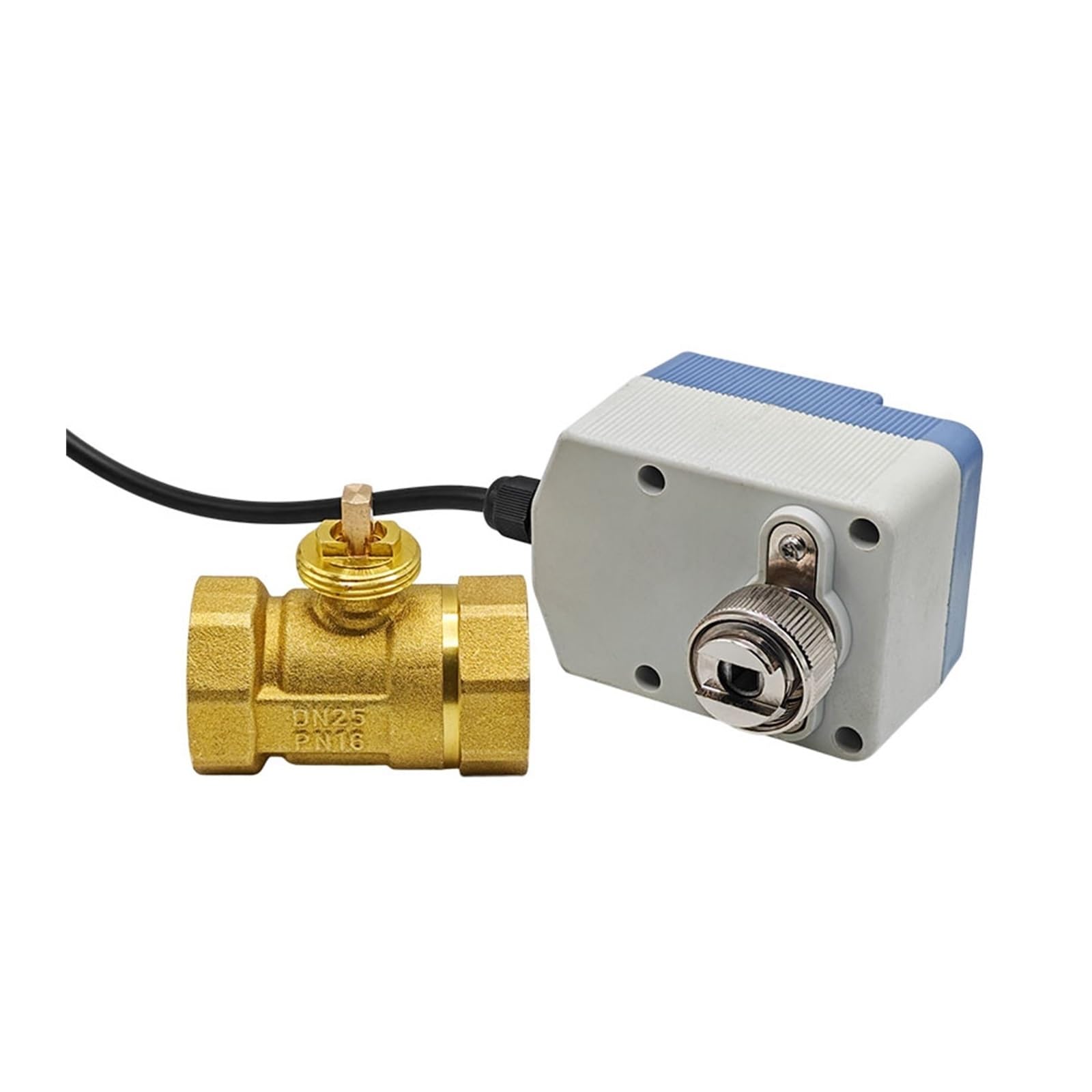 Kugelventil, Elektrischer Kugelhahn Aus Messing, Wasserdicht, Schutzart IP65, Motorisierter Mit Manueller Schaltfunktion, 1/2 Zoll, 3/4, 1, 12 V/24 V/220(2",DC12V_CR02)
