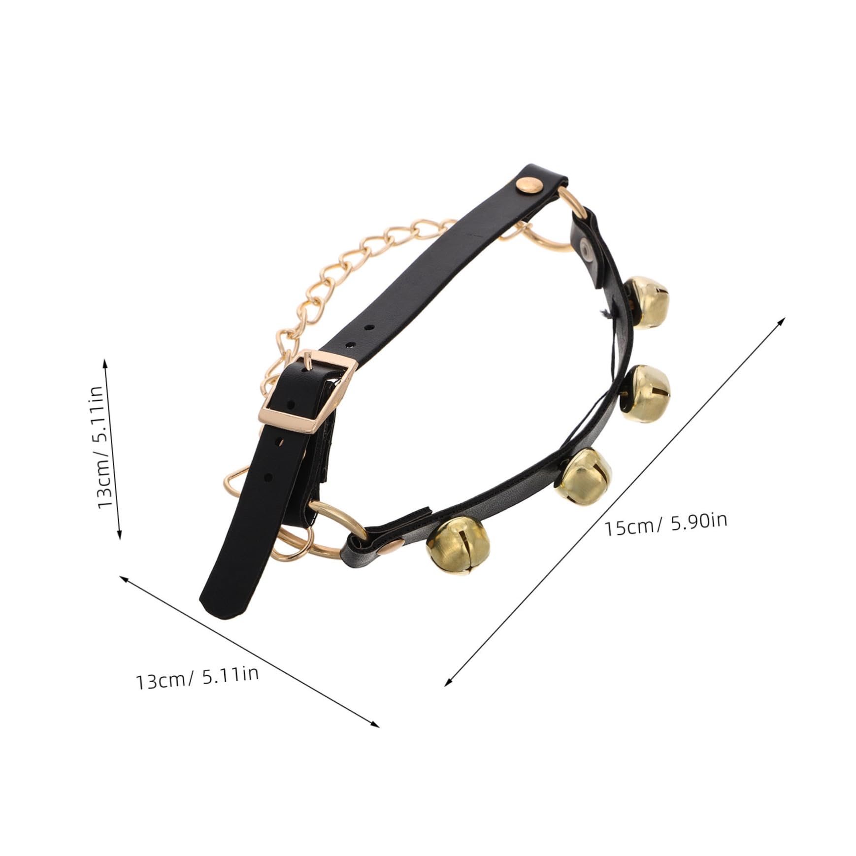 ERINGOGO Shoes Bells Set Handheld Metal Bells for Women Large Jingle for Family Gatherings Christmas Decor