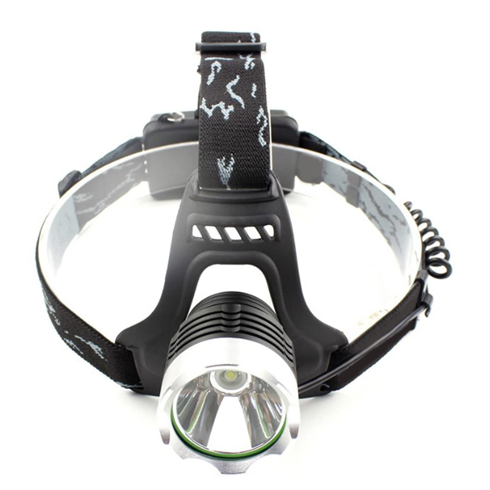 Lampe frontale LED haute puissance rechargeable par USB, lumière blanche, pour pêche en plein air, camping, 3,7 à 4,2 V