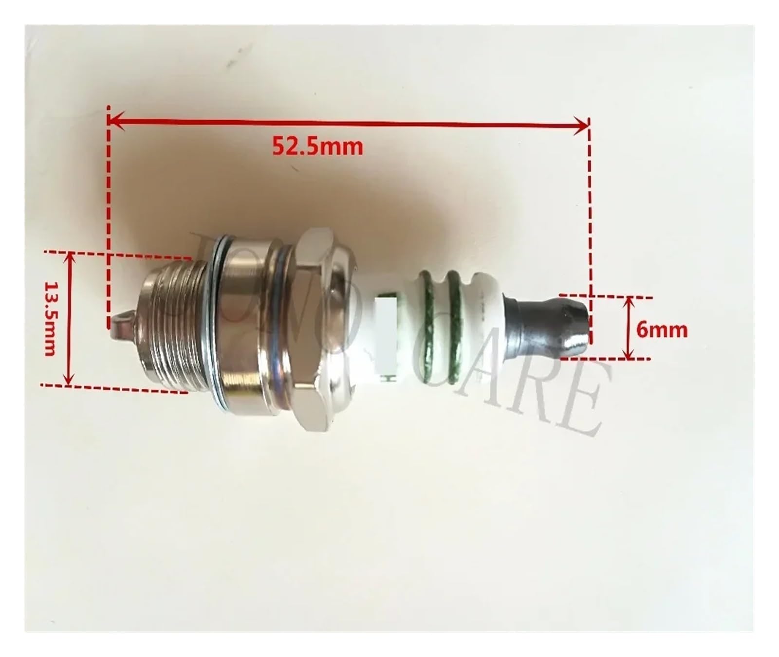 Genérico 30pcs bujía, Compatible con NGK, BPM6A BPMR8Y CJ8 | RCJ6Y, RCJ7Y, WSR5F, motor de 2 tiempos, aleación hierro-níquel