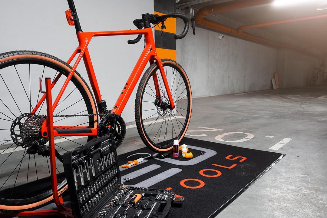NEO TOOLS Tappetino antiscivolo, 100 x 200 cm, per officina, in gomma, per banco da lavoro e pavimento, tappetino in gomma per cantina, rimorchi, superficie idrofobica