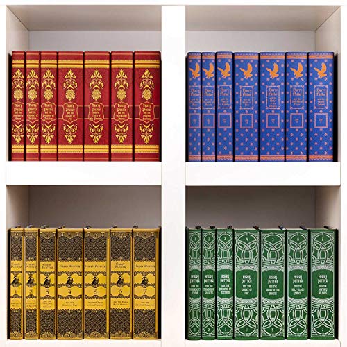 Juniper Books Harry Potter Dust Jackets Only Set - Gryffindor House Edition | Custom Duct Jackets For Your 7-Volume Hardcover Harry Potter Book Set Published By Scholastic | Books Not Included #TOP7
