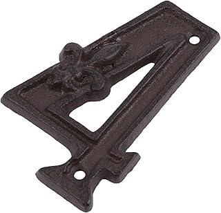 Operitacx Cast Ironmetaldigital Gate Outdoor Office Sign Outdoor Mailbox House Address Number Office Door Numbers Cast Iron House Number Door House Numbers Room Gate Number Door Gate Number