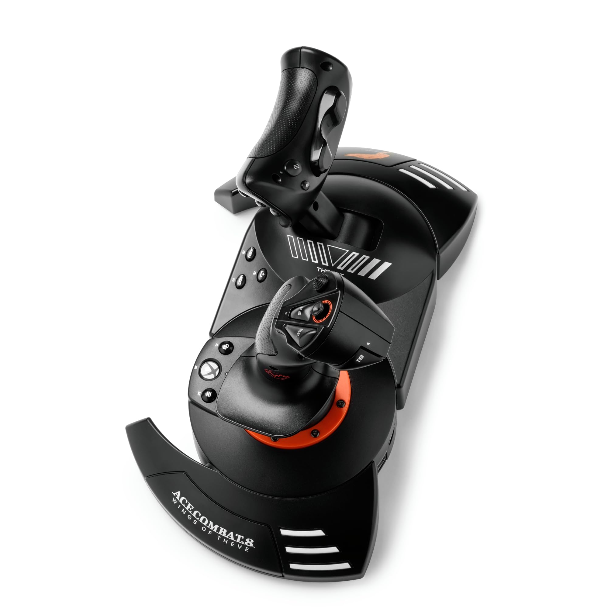 Thrustmaster T.Flight Hotas Neo Ace Combat 8 - XBOX/PC | Licencia oficial Ace Combat 8, sensores H.E.A.R.T., acelerador desmontable, vibración integrada y timón dual