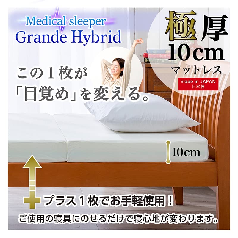 Amazon｜マットレス ダブル 三つ折り 折りたたみ 高反発 低反発 厚さ10