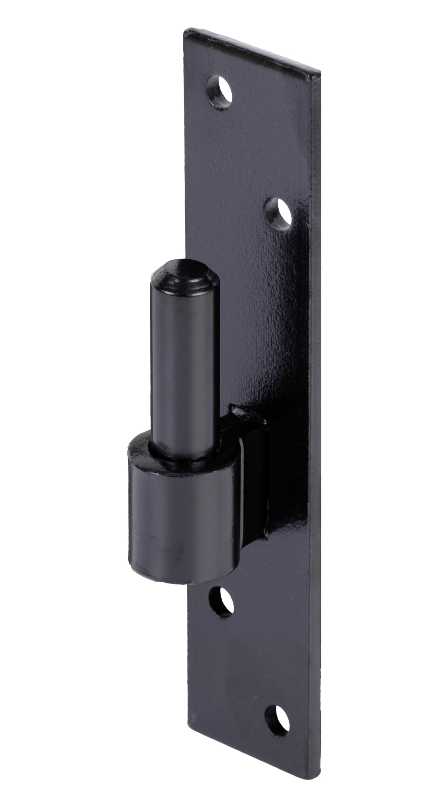 Alberts 867485 Kloben auf Platte | Süddeutsche Form mit DI oder DII-Haken | schwarzer Tauchlack | Dornmaß Ø16 mm | Platte 180 x 40 mm | 10er Set