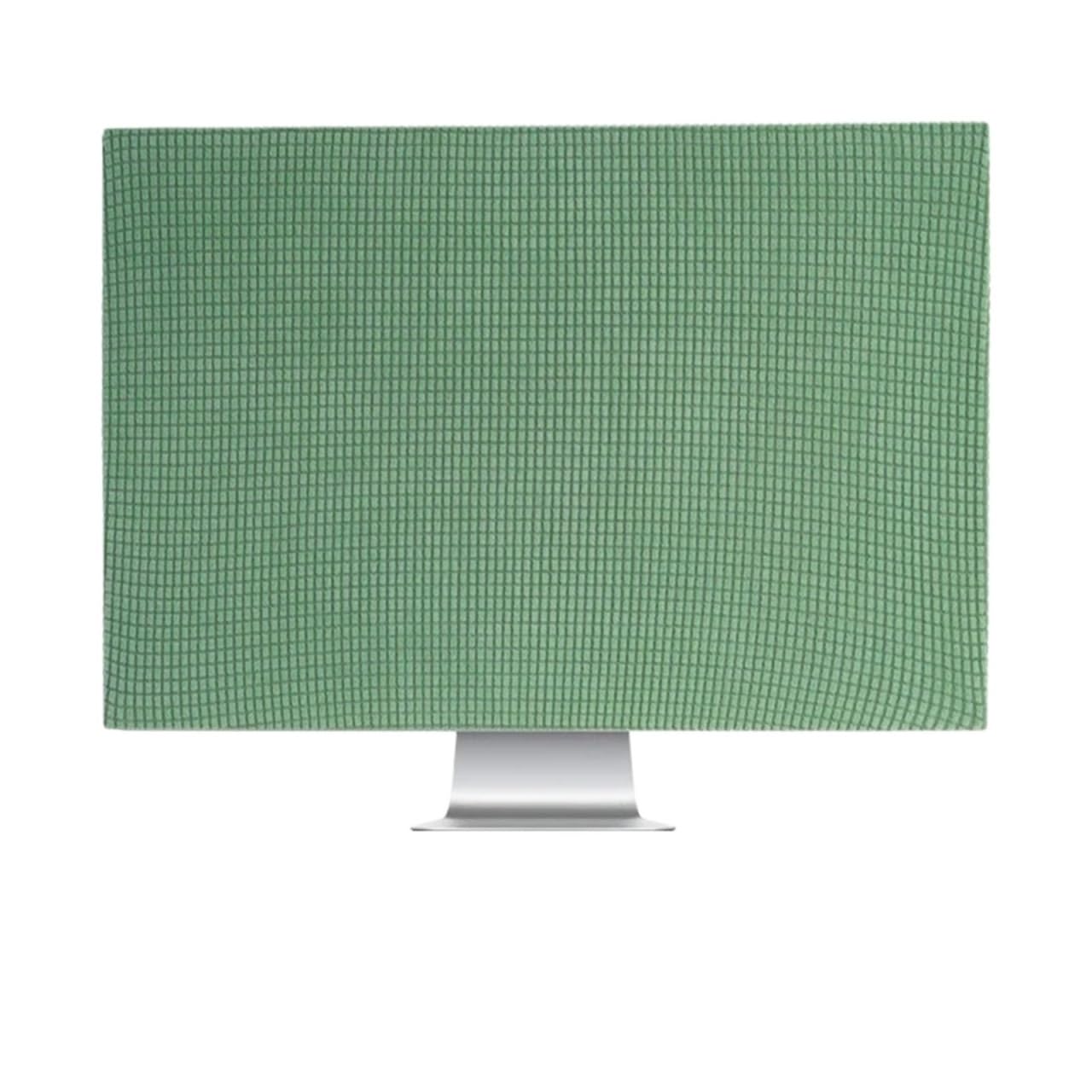 4pcs Dust Cover For 21.5 24 27 Inch Computer Monitor All-in-one Cloth Protective(Green)