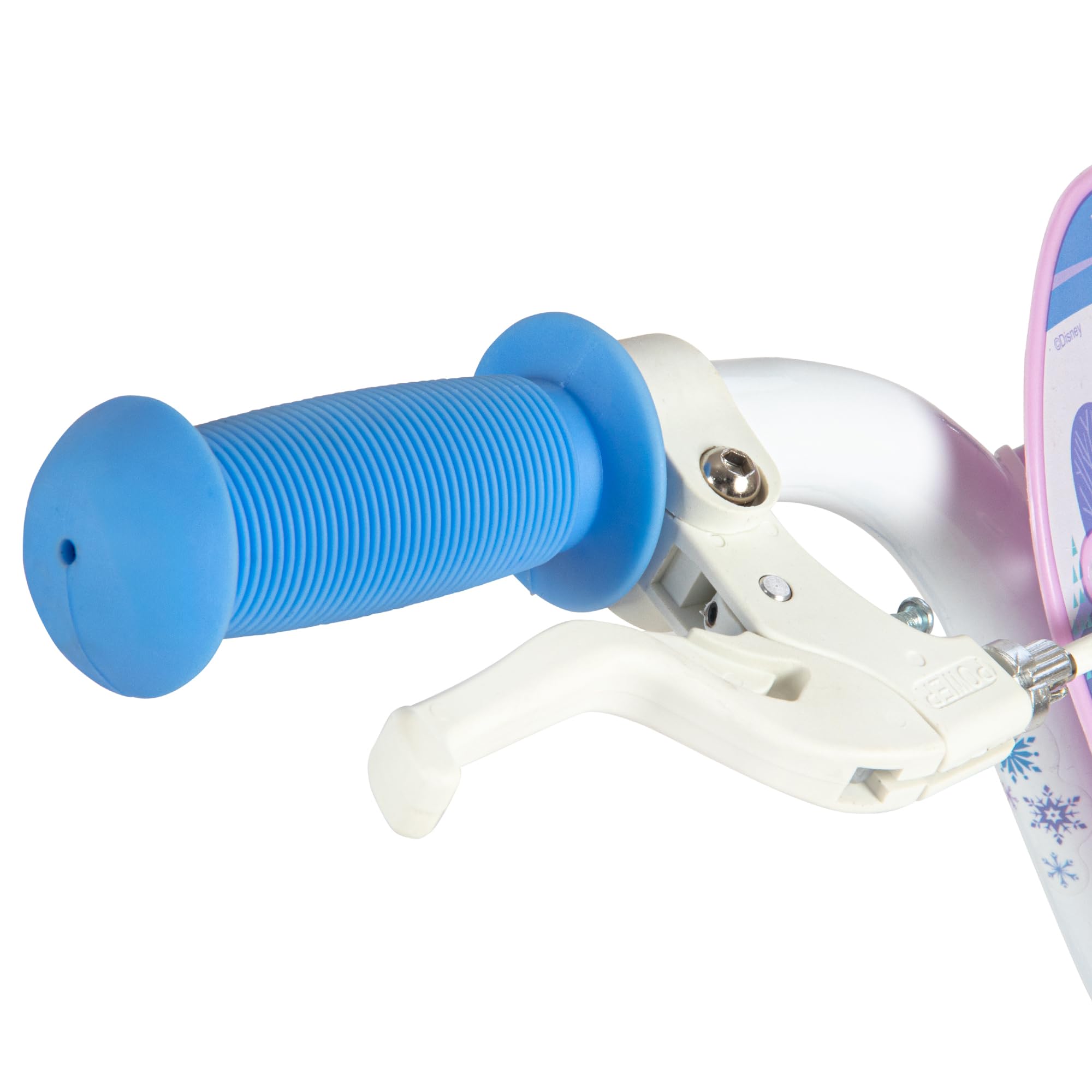 Huffy Vélo Enfant Disney La Reine des Neiges 16" 4-6 Ans Double Frein à Pince Stabilisateurs Amovibles Bleu