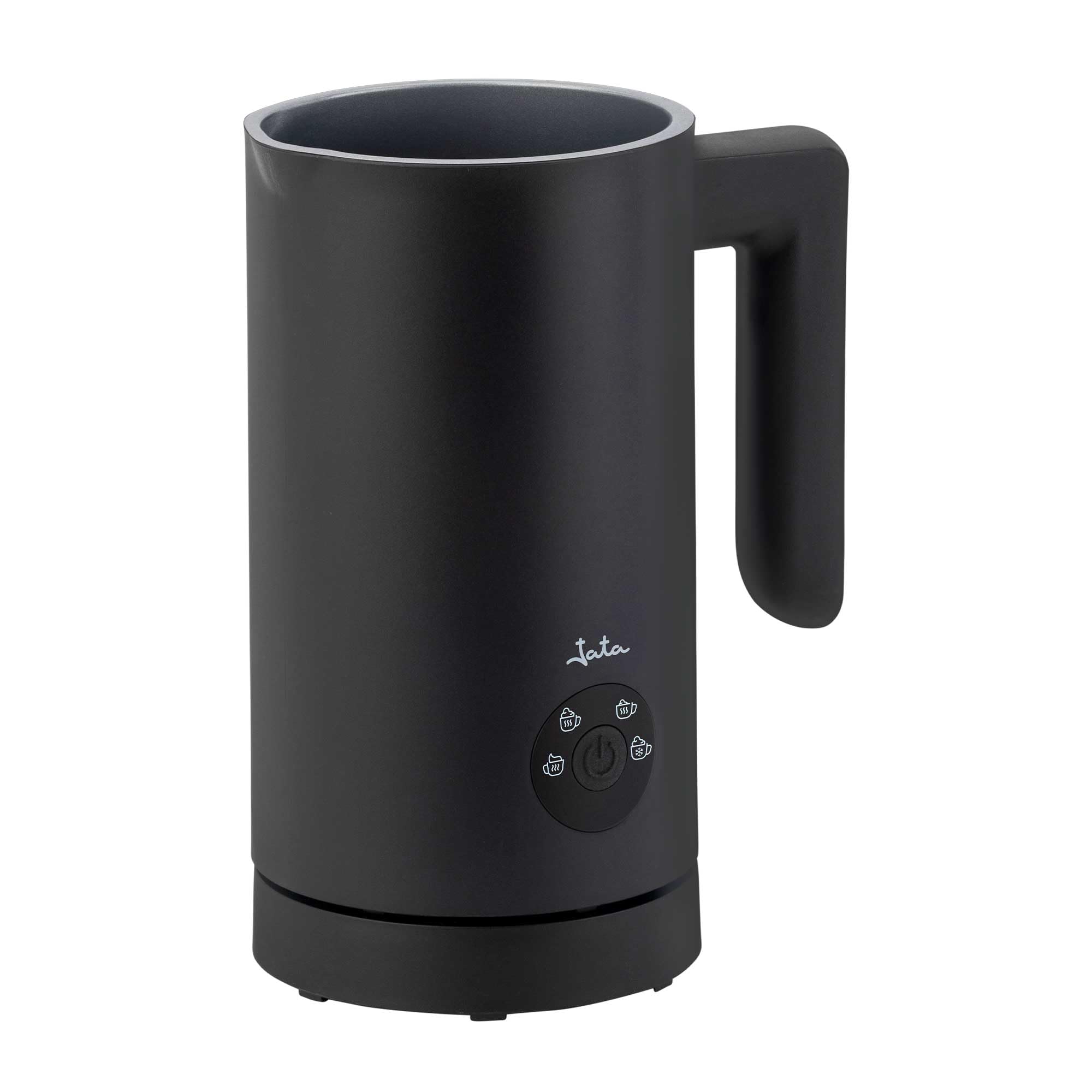 JATA JECL5501 - Schiumatore elettrico 5 in 1 con riscaldatore, schiuma calda e fredda, 150 ml per schiuma/300 ml per riscaldamento, caraffa antiaderente, base a 360°, spegnimento automatico, 500 W